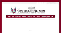Desktop Screenshot of confederateshop.com